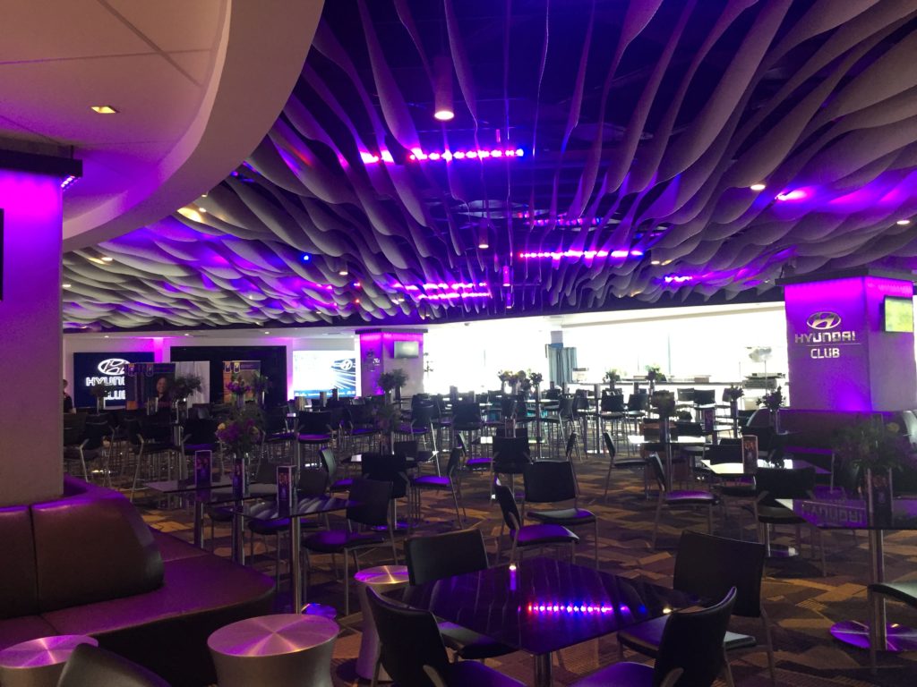 Picture of on the Hyundai Club room in the US bank stadium