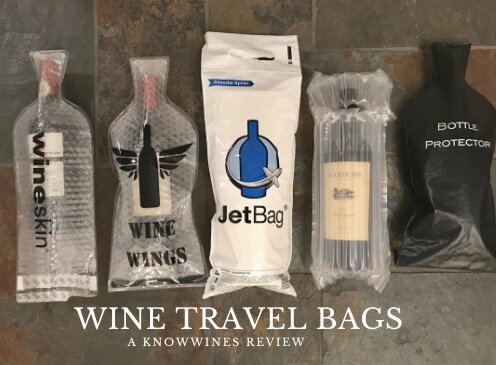 Blue Gift 3-Pack NEW Jet Bag - - FREE SHIPPING Wine Bottle Protector 