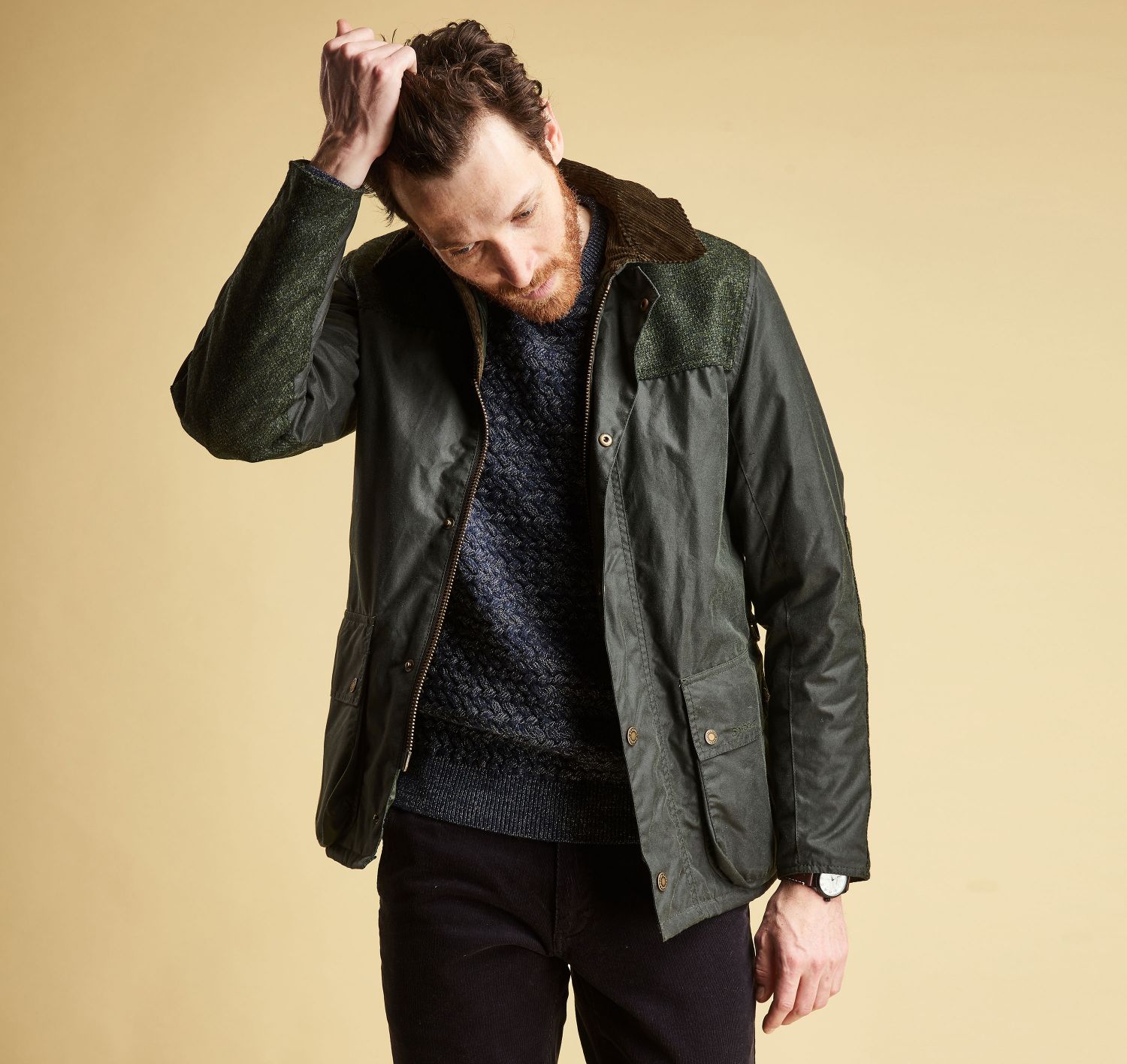 Barbour Wight Waxed Cotton Jacket 
