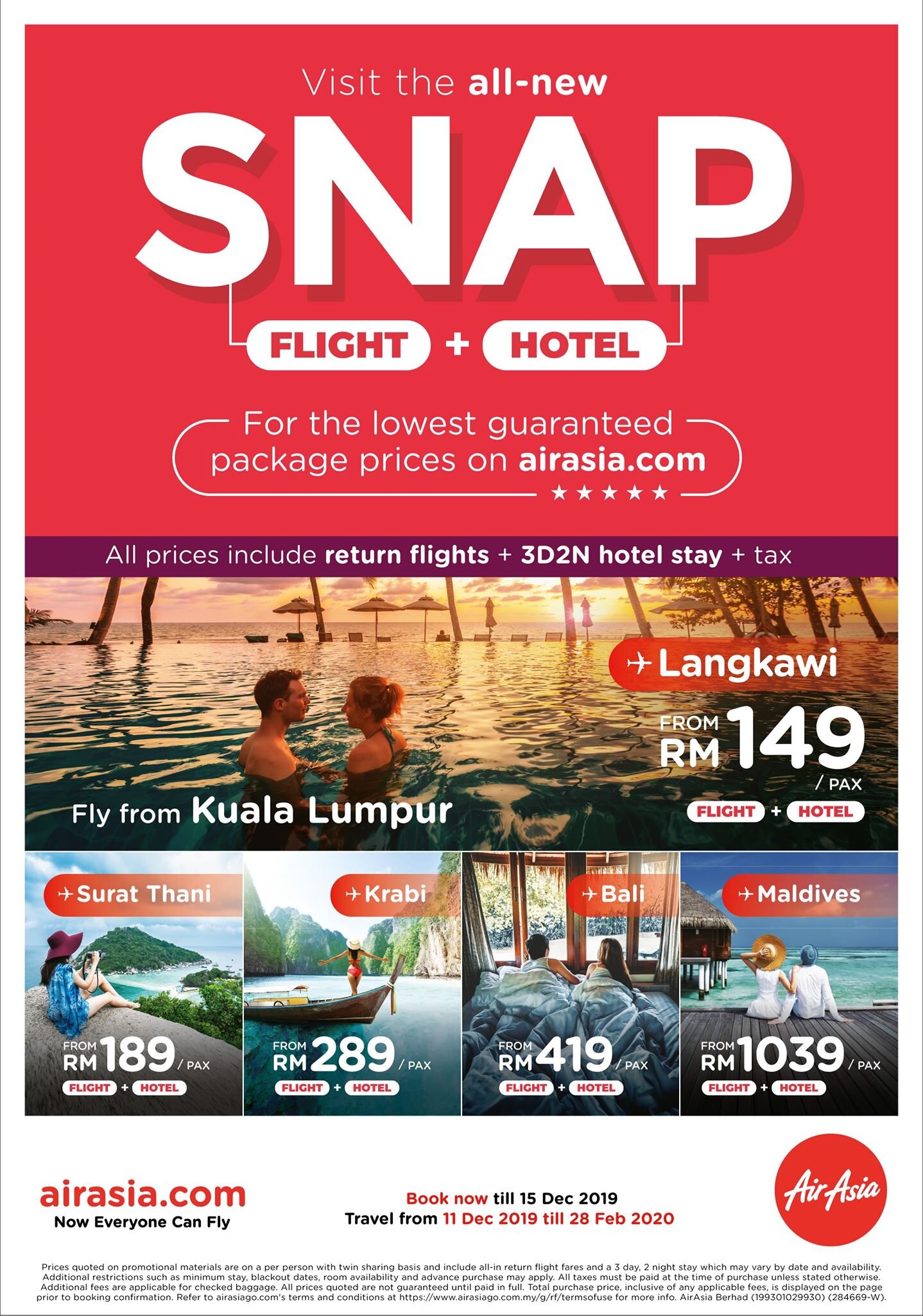 Airasia Com Offers Best Value For Money Flight Hotel Packages With Snap Airasia Newsroom