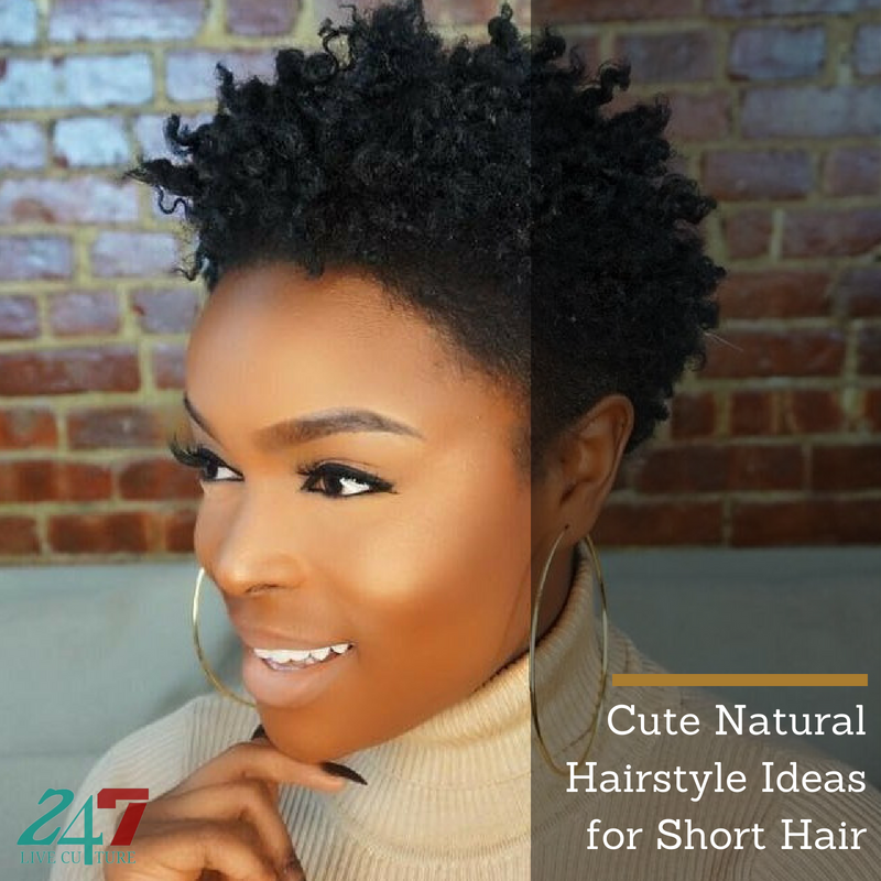 Cute Natural Hairstyle Ideas For Short Hair 247 Live Culture Magazine