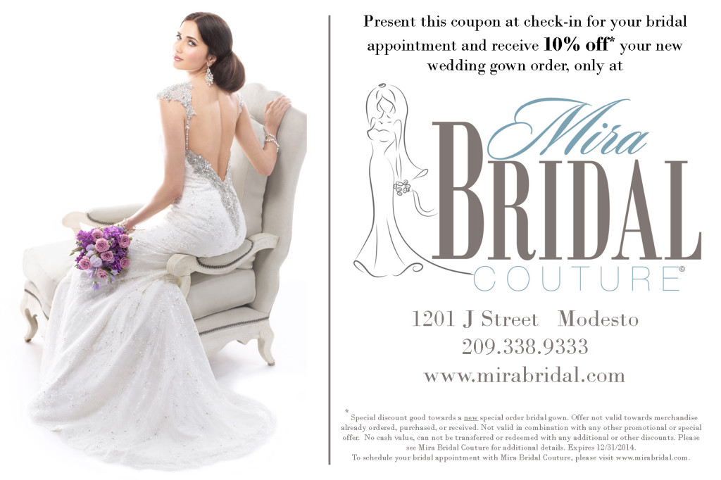 Wedding Loft Coupon for Mira Bridal Couture