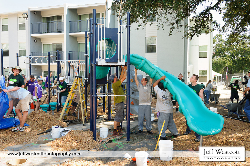 Editorial photography - Oakland Terrace Playground Project