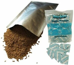 Quart Standard Seal-Top Mylar Bags and Oxygen Absorbers