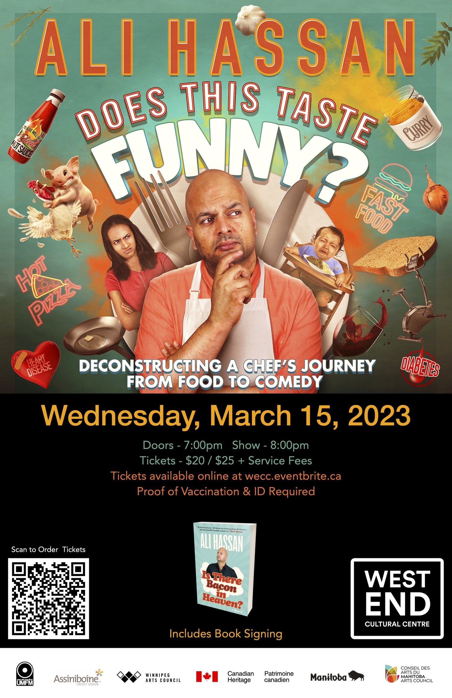Ali Hassan - 'Does This Taste Funny' Comedy Show — West End Cultural Centre