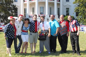 Balloon Crew at the White House - July 4, 2010