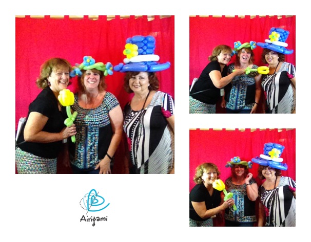 The Airigami photo booth debuted during August First Friday.