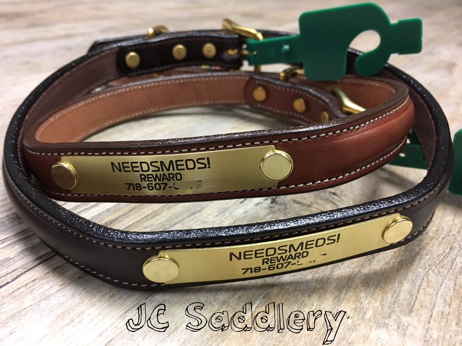 Leather Personalized Dog Collars Custom Pet Name ID Collar Free Engraving   Personalized leather dog collar, Leather dog collars, Dog collar with name