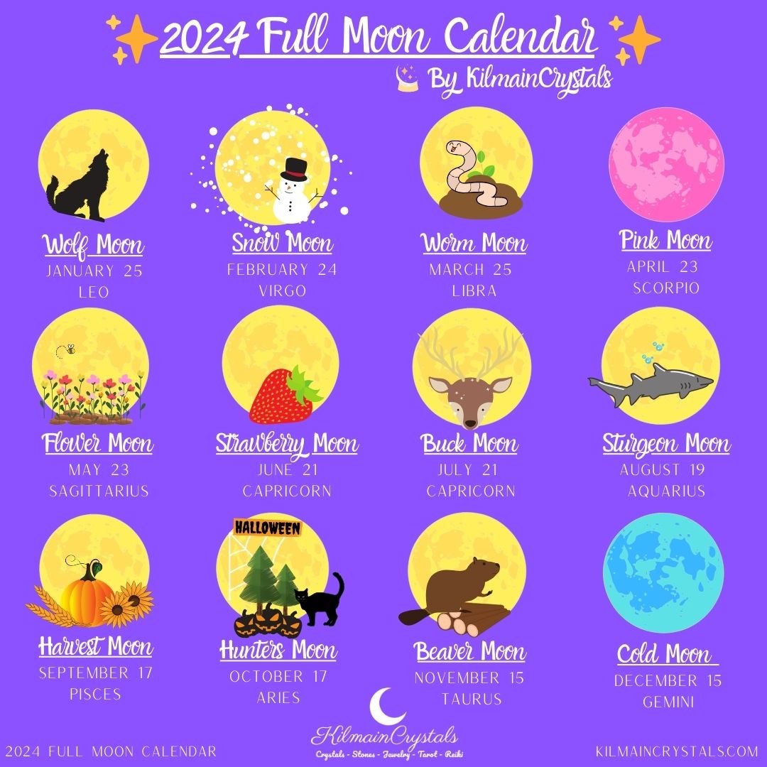 Calendari Lunari 2024 - Rising Wild