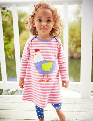  Mini Boden (0-3 years) Applique jersey dress. BodenUSA. Was: $38 Now:  $22.80-$26.60 