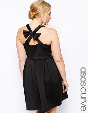  Asos Curve Bow Back Skater Dress. Available in plus sizes. Asos.com. $57.16. 