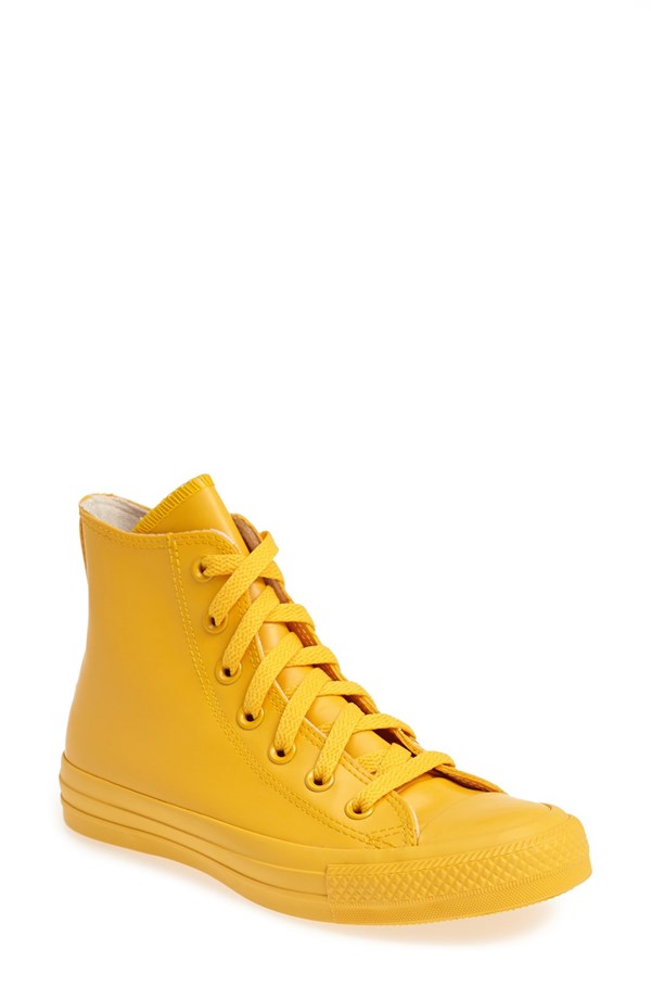  Converse Chuck Taylor All Star Waterproof Rubber Rain Sneaker. Available in multiple colors. Nordstrom. $64.95. 