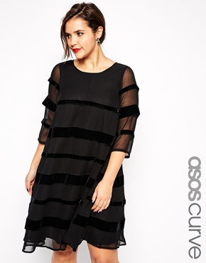  Swing Dress with Velvet. ASOS.com. $123.18 