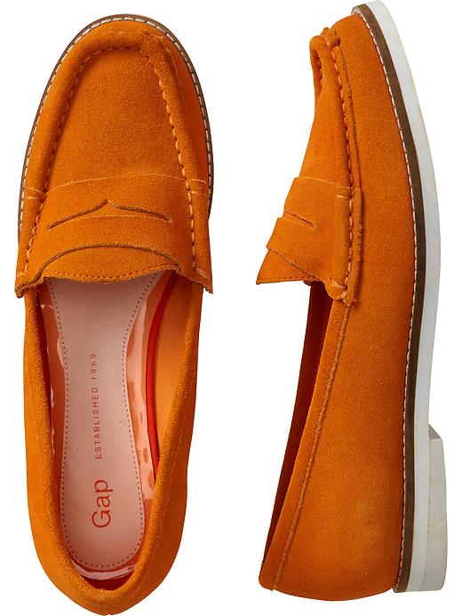 Suede loafers. Available in multiple colors. Gap. $59.95. 