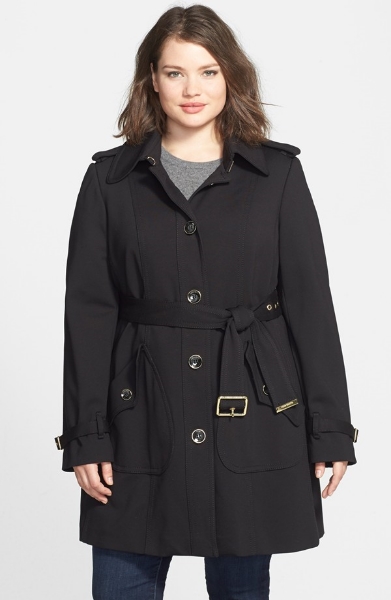  Vince Camuto Single Breasted Soft Shell Trench Coat. Nordstrom. $260.00 Classic Trenches accentuate the waist and are waterproof! 