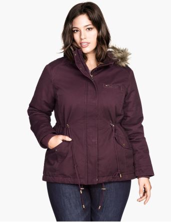  Parka with Pile Lining. Also comes in Black and Khaki. H&M.com. $79.95 