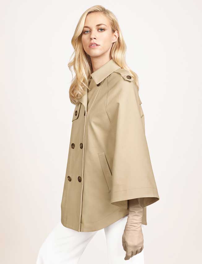  1970 K Street Trench Cape. the Limited. $178. 