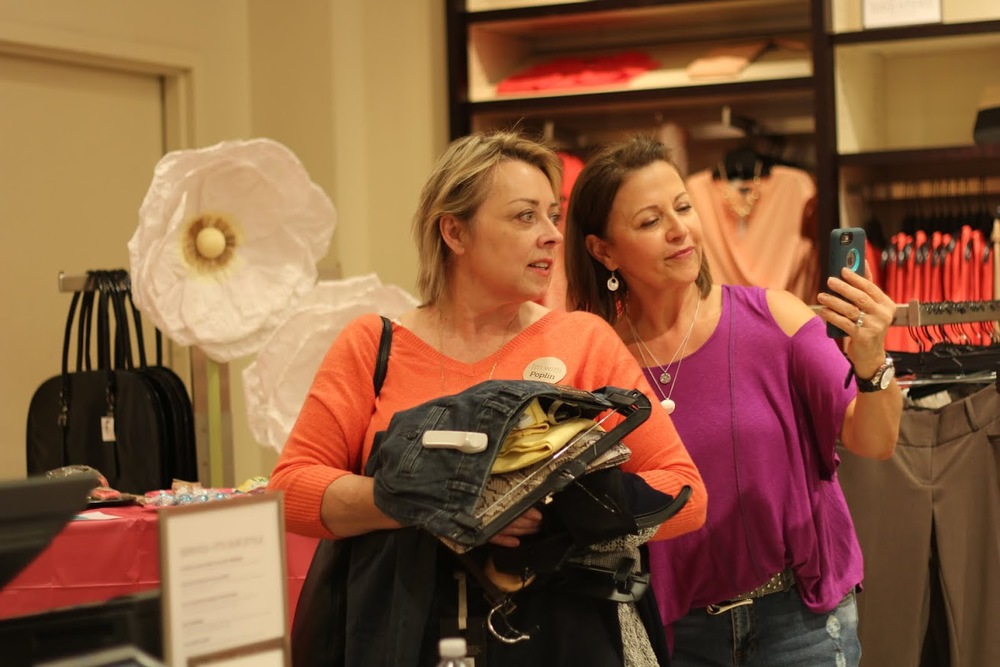  Because friends who shop together are happier when that experience is documented.  