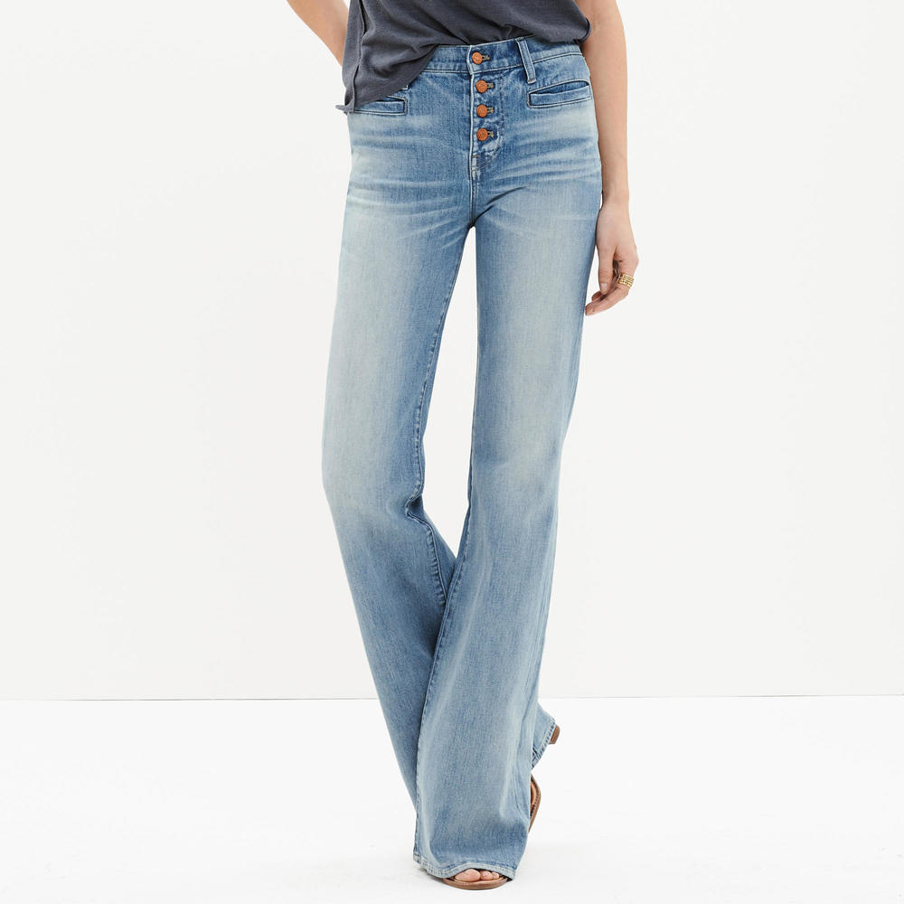  Flea Market Flares: Button Front Edition. Madewell. $135 + free gift with purchase.  