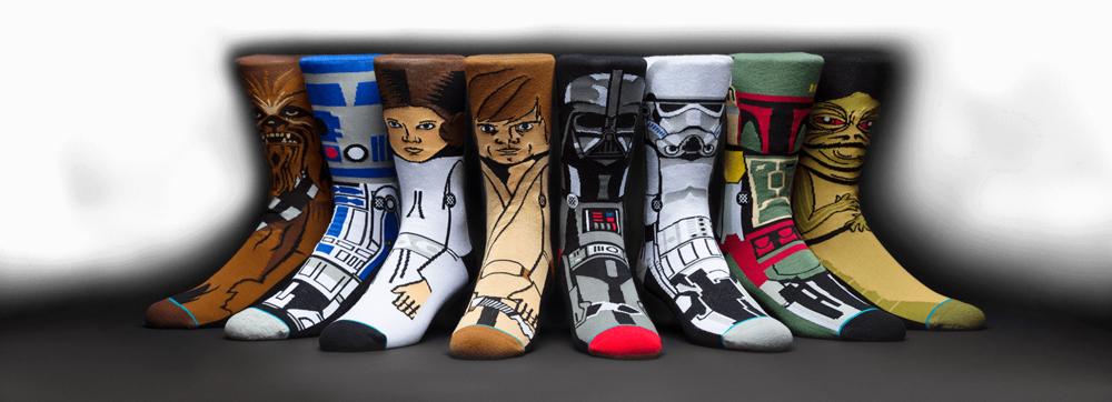  Stance Socks. Available in multiple designs for adults and kids. Stance. $16-20.  
