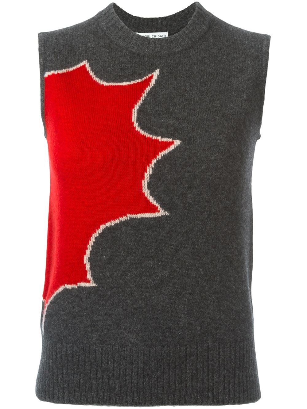  Tsumori Chisato Intarsia Knit Sweater Vest. Farfetch. Was: $337 Now: $134.  