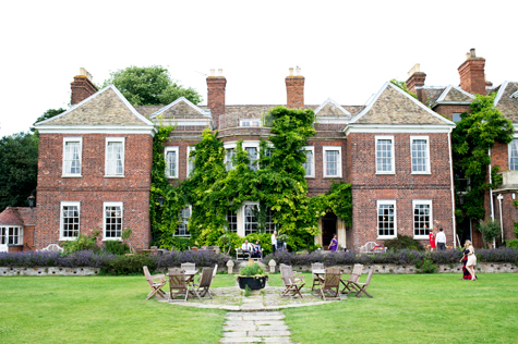 Exterior shot of Anstey Hall and gardens