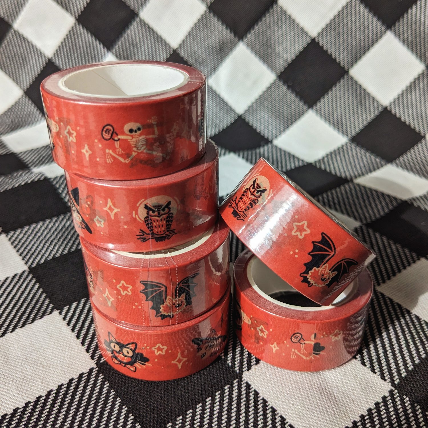 Red Washi Tape 5 - Custom Scene