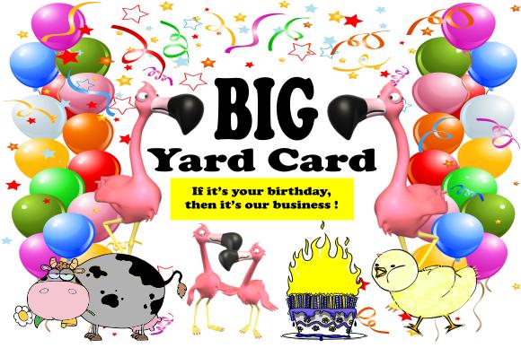 BIG YARD CARD
