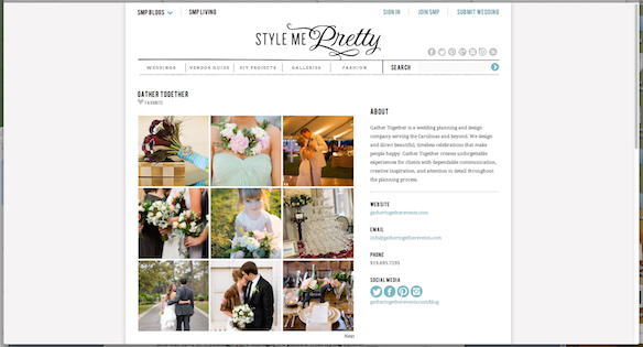 style me pretty little black book best raleigh durham chapel hill wedding planner gather together