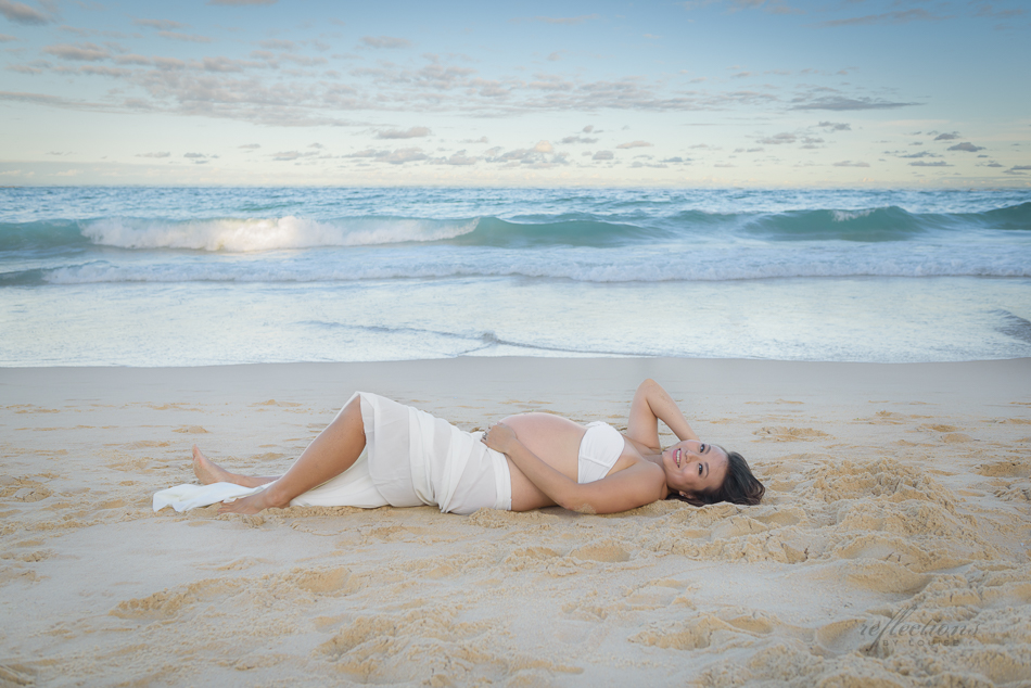 beach maternity photography, coogee beach photography, maternity dress, maternity gown, maternity photography dress, sewing maternity dress