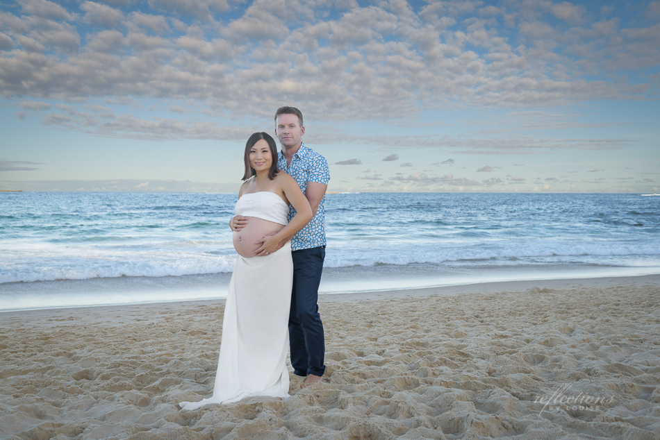 beach maternity photography, coogee beach photography, maternity dress, maternity gown, maternity photography dress, sewing maternity dress