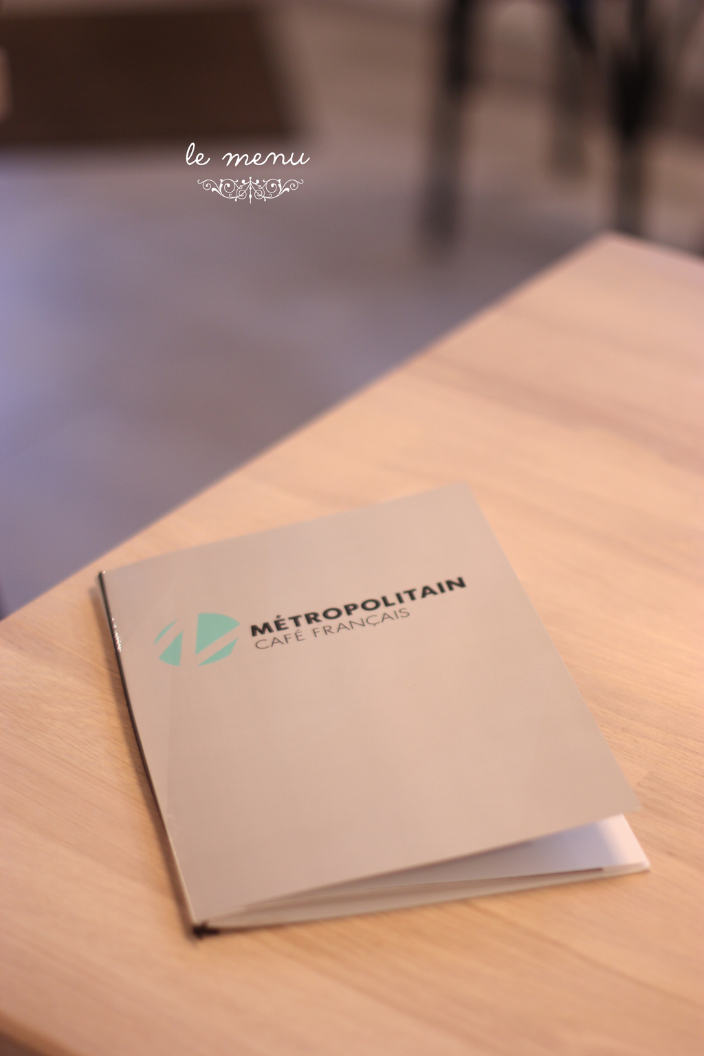 le menu at metropolitain