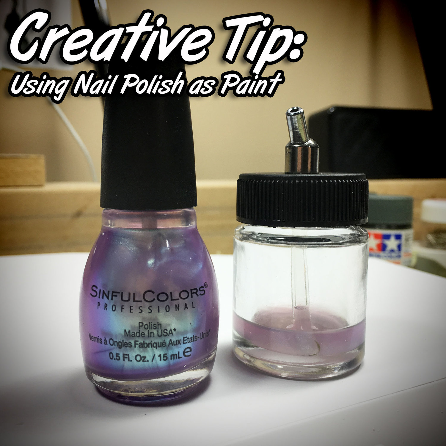 Creative Tip - Using Nail Polish as Paint — Child of Mecha