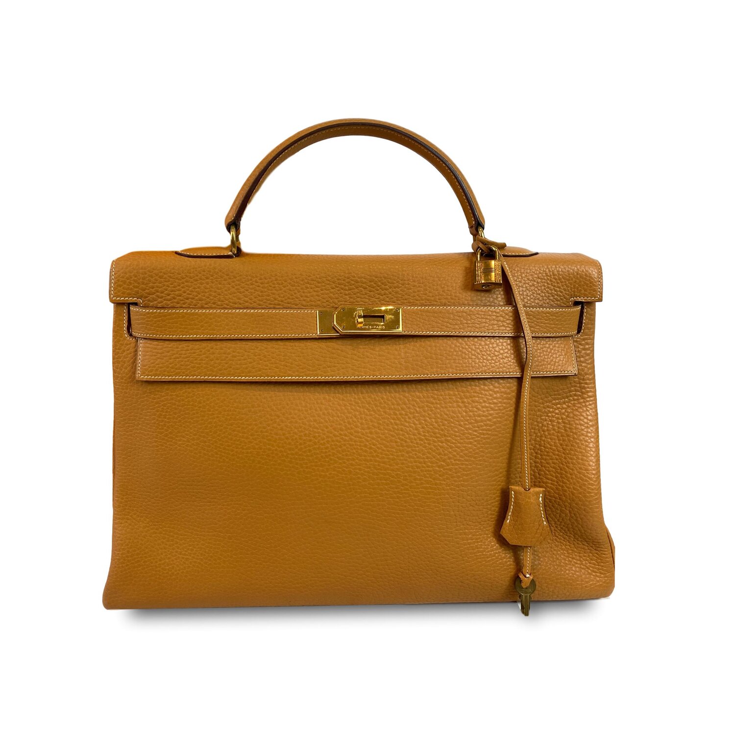 Hermes Brown 40 Fjord Leather Victoria Bag – Phoenix Style