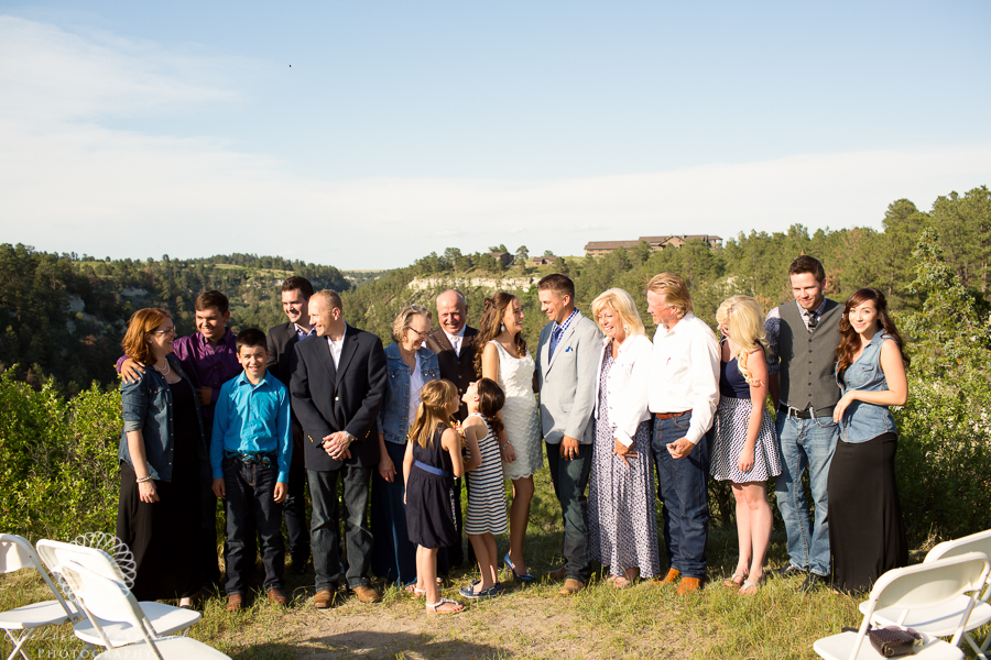 The newly-weds and their guests.