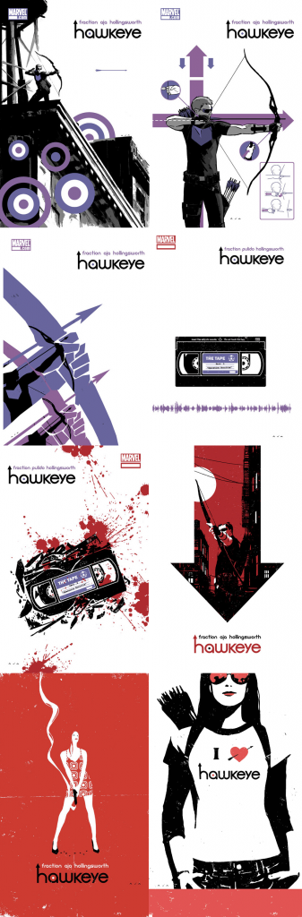 Hawkeye Covers 1- 8