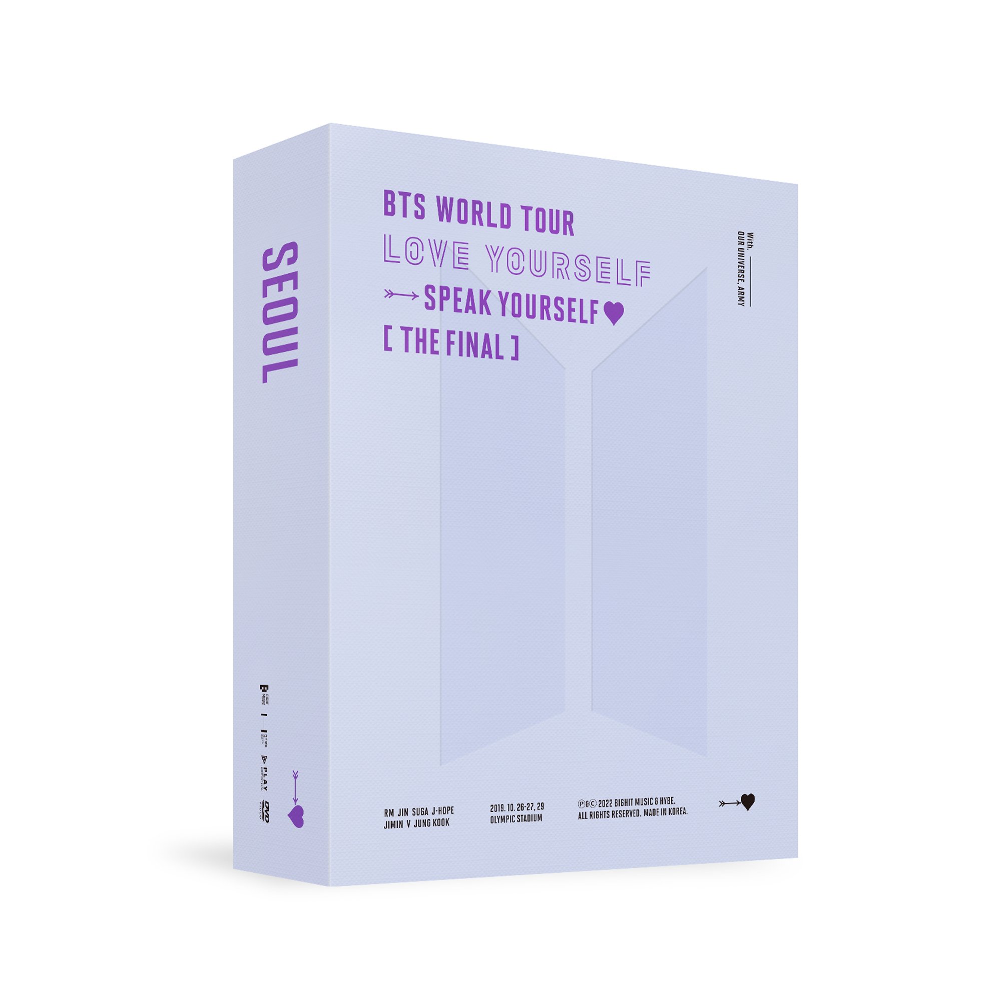DVD] LOVE YOURSELF : SPEAK YOURSELF' [THE FINAL] — US BTS ARMY