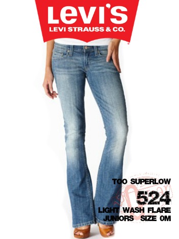 levi 524 too superlow flare jeans