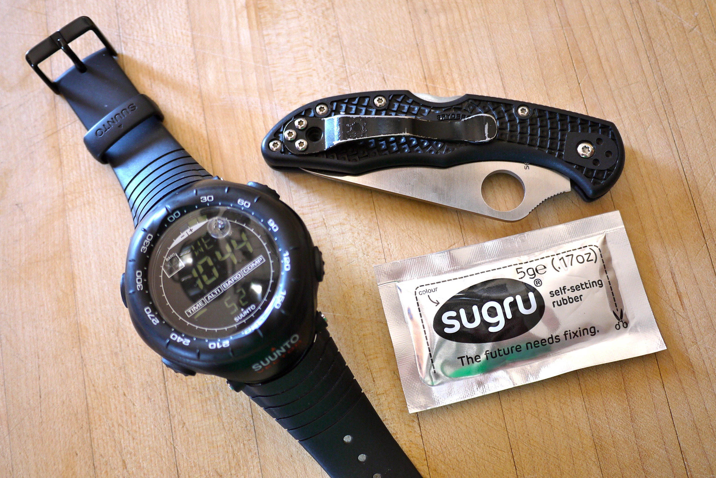 Making the Suunto Vector better with Sugru — Brian's Blog