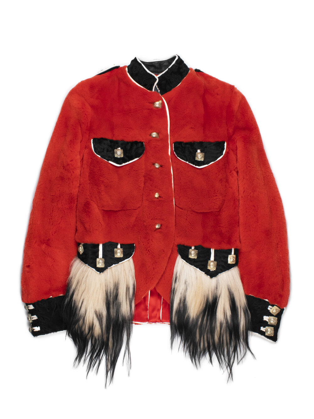 Jean Paul Gaultier AW1999 Mink Fur Napoleon Jacket — Middleman Store