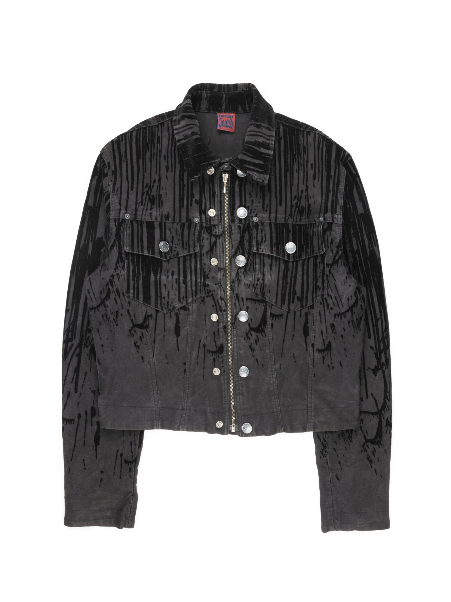 Jean Paul Gaultier AW1998 Velvet Trucker Jacket — Middleman Store