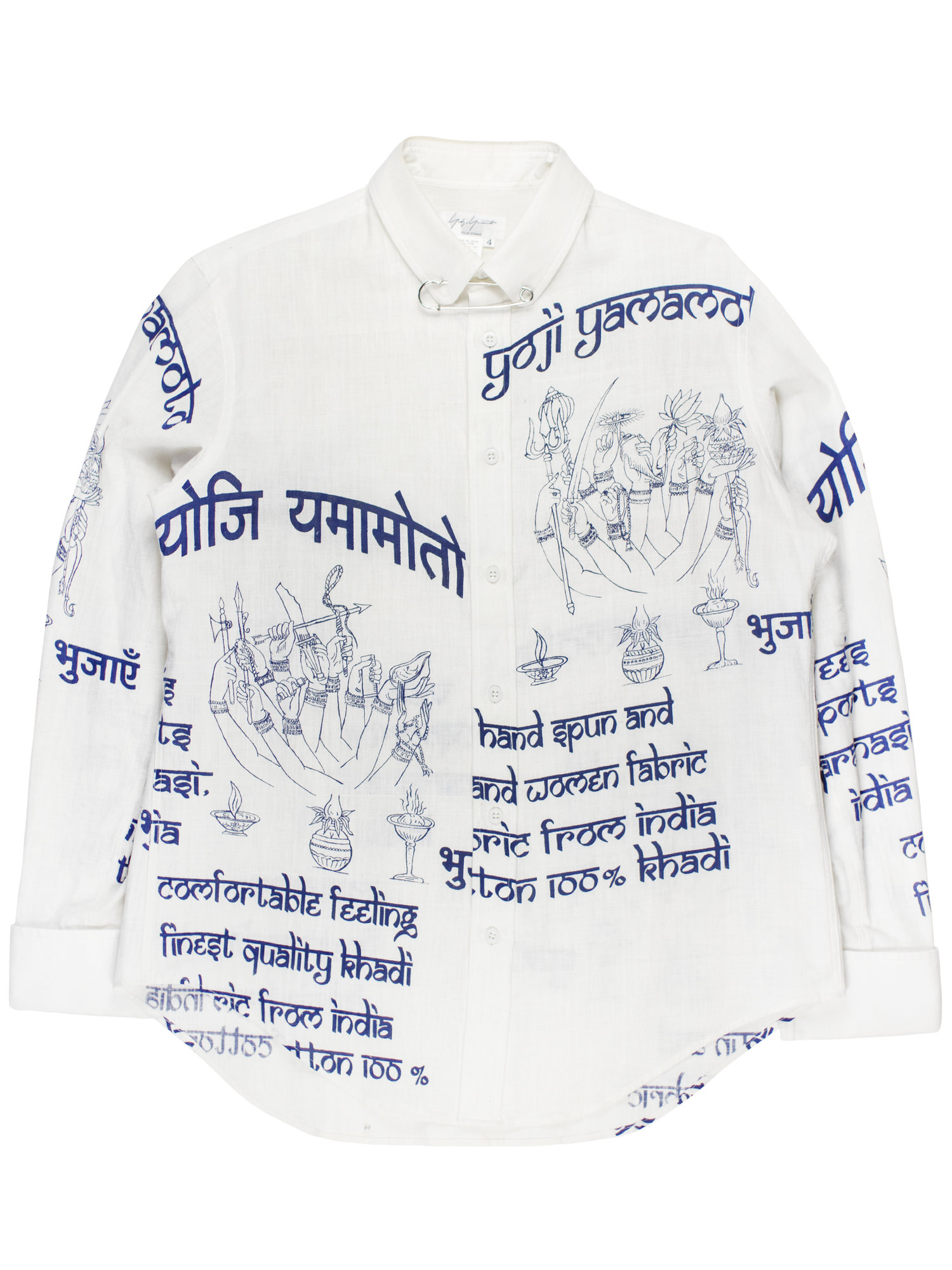 Yohji Yamamoto Pour Homme AW2004 Hindi Shirt — Middleman Store