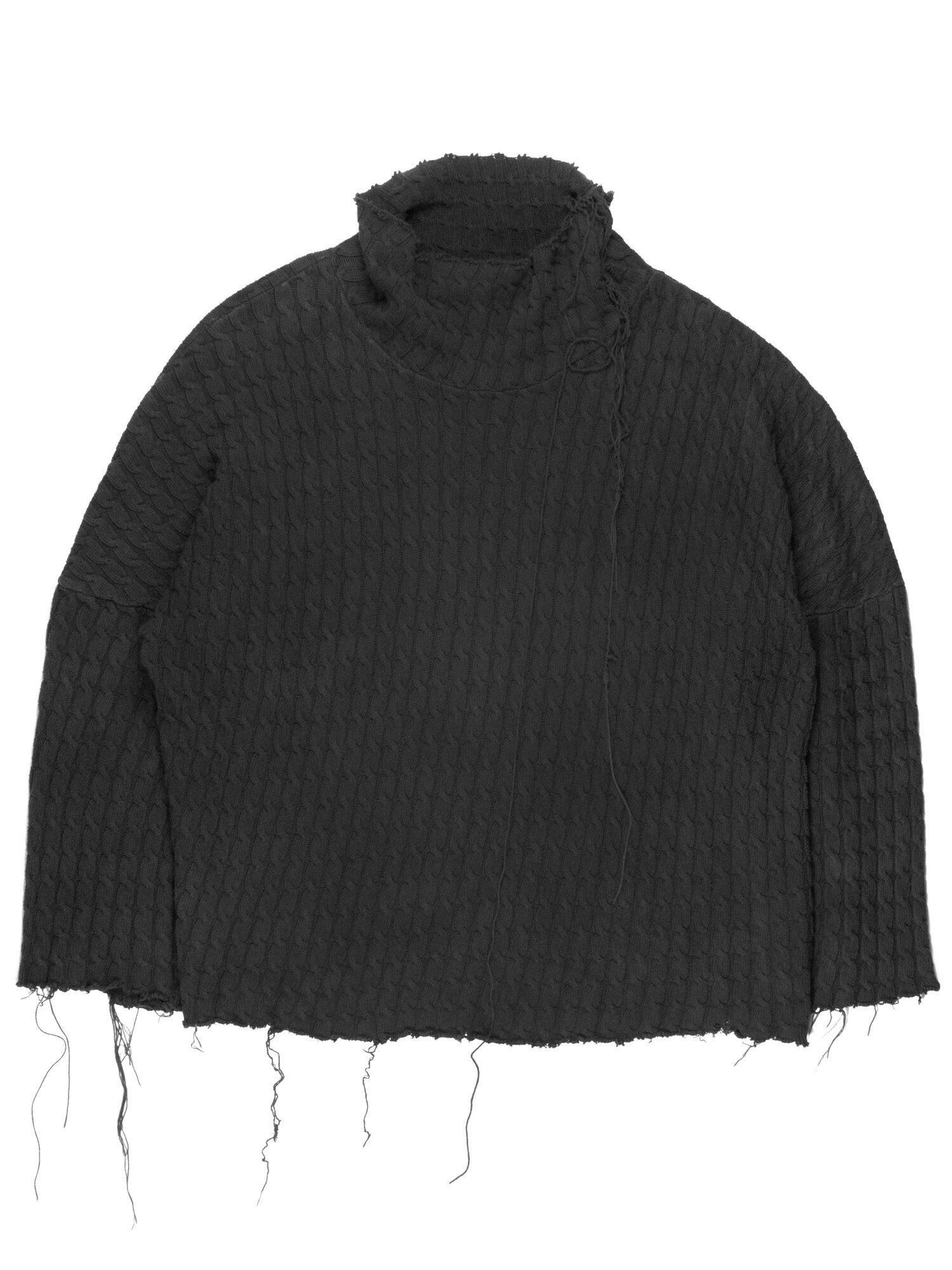 Raf Simons AW2002 Oversized Distressed Sweater — Middleman Store