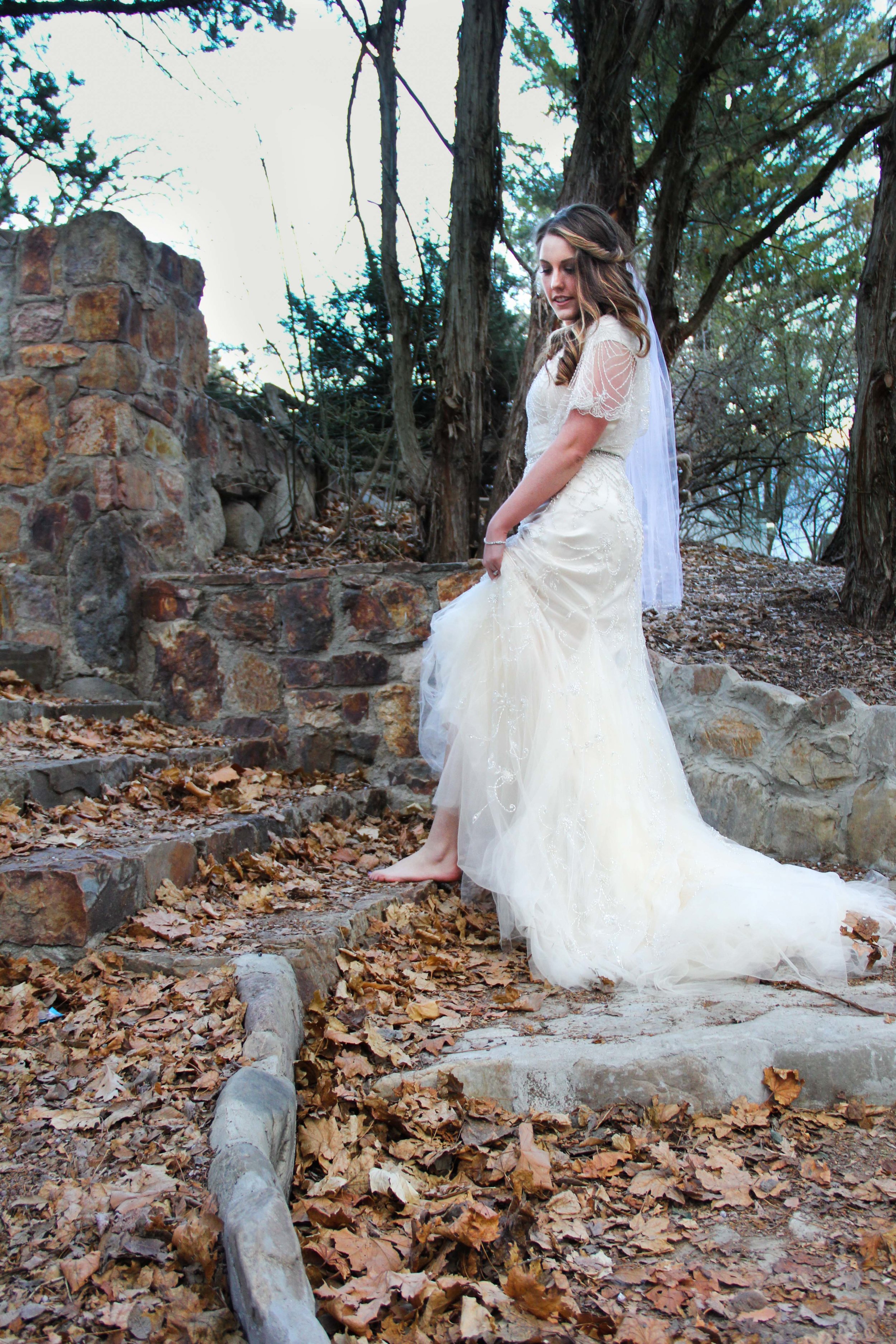 Wedding Photo - Stone steps