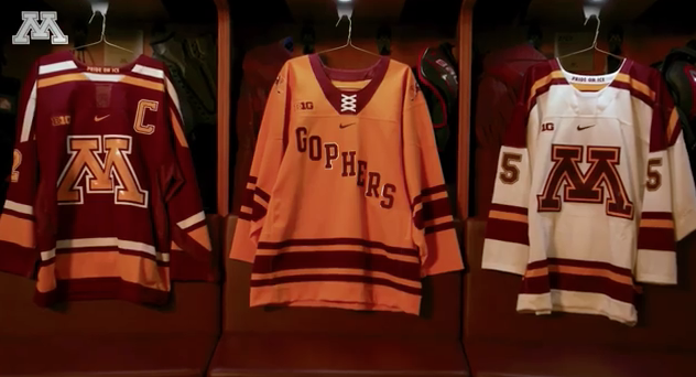 minnesota gophers hockey jersey