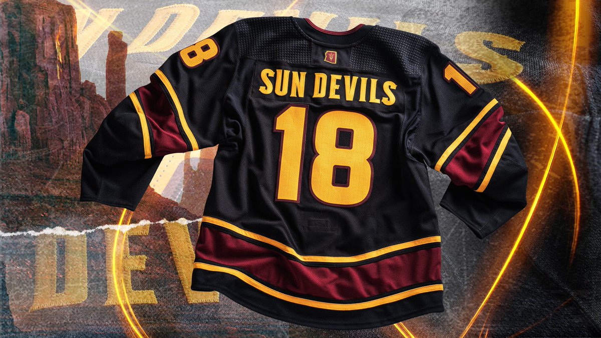 arizona state sun devils hockey jersey