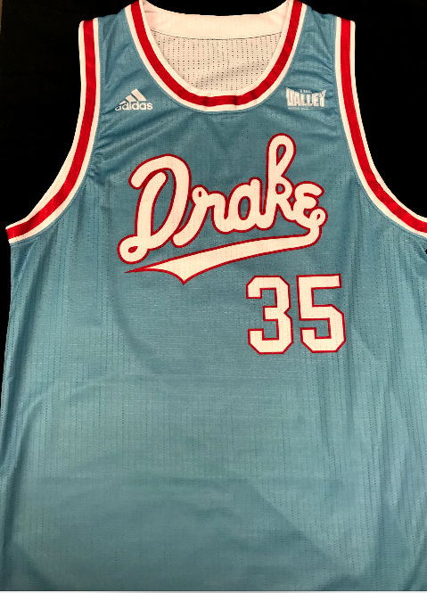 Drake Basketball Throwback Uniform 