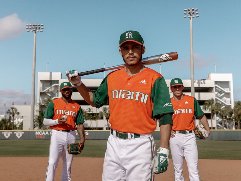 Miami Hurricanes x Parley Baseball Uniform — UNISWAG
