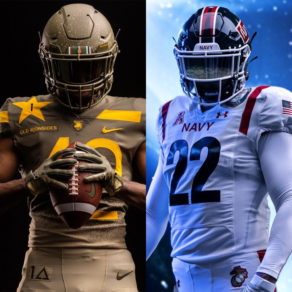 NASA-inspired uniforms extend Army-Navy Game's space history