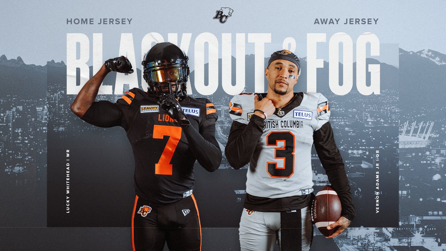 New Uniforms for The BC Lions — UNISWAG